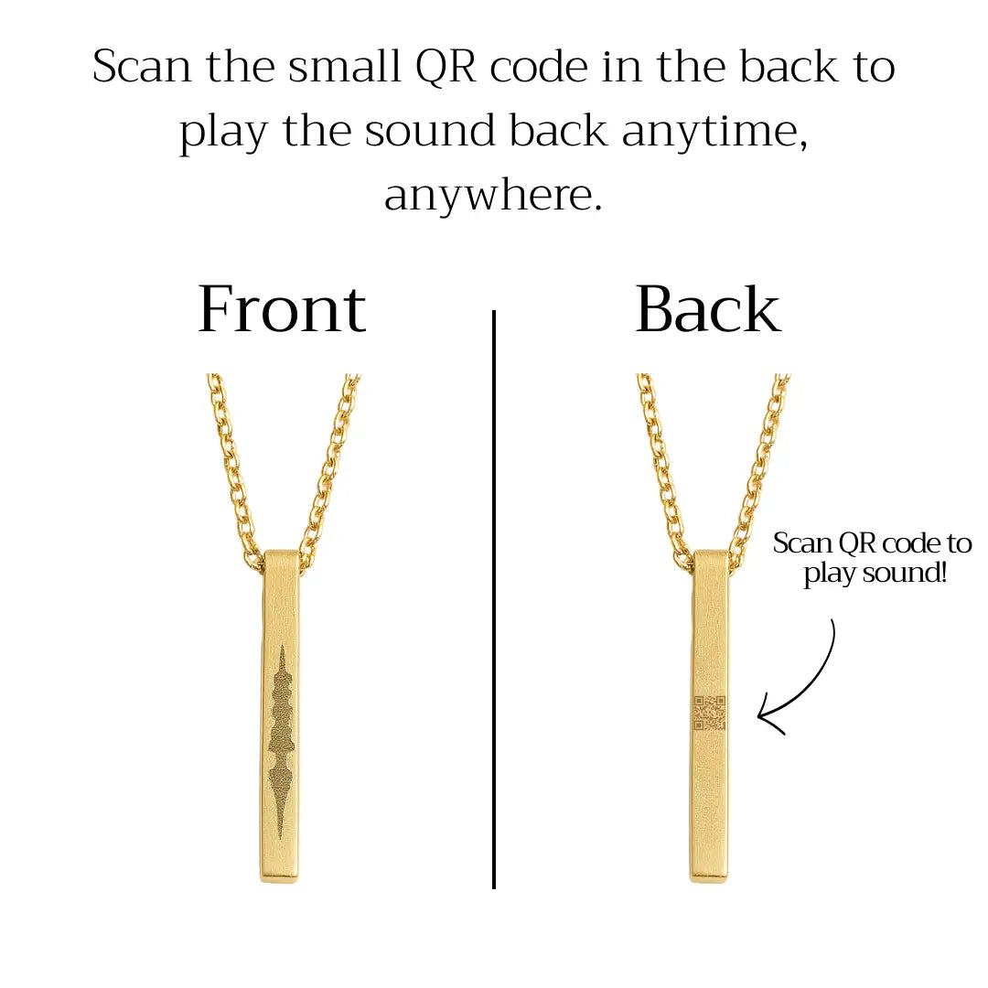 3D Bar Necklace